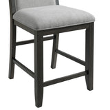 Elodie Counter Height Dining Set in Charcoal