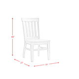 Lakeview 5PC Dining Set-Table & Four Chairs