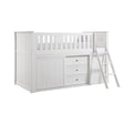 Galen-(5) Low Loft Bunk with Bookcase and Dresser image