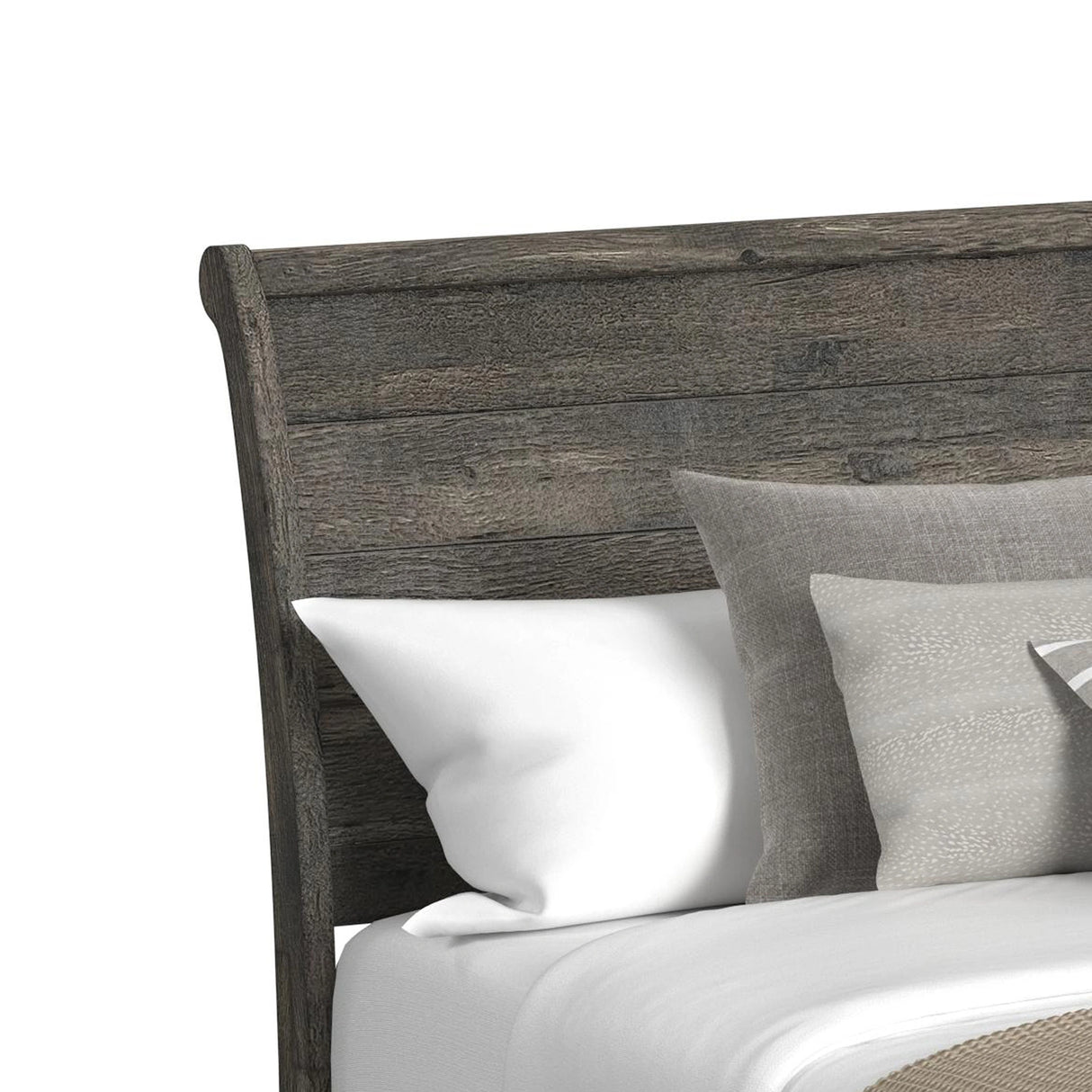 Park Ridge Sleigh Storage Bedroom Set in Charcoal