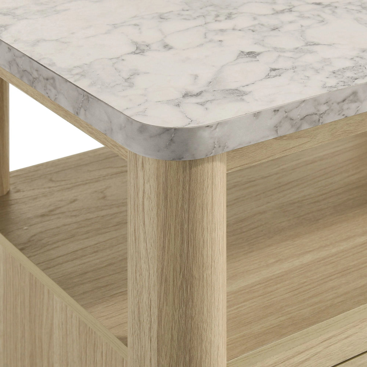 Jonas Nightstand with USB in Natural