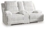 Rhines Falls Power Reclining Loveseat with Console