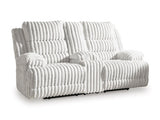 Rhines Falls Power Reclining Loveseat with Console