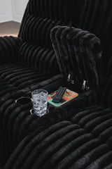 Rhine Falls Reclining Loveseat with Console