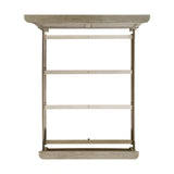 Whit-Ash Panel Bedroom Set with Door Chest