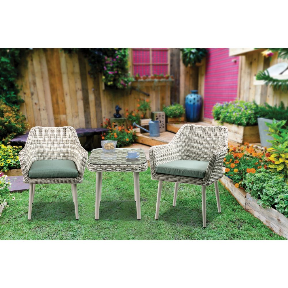 3Pc Patio Bistro Set