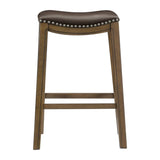 5682BRW-29 - 29 Pub Height Stool, Brown