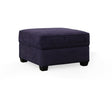 46436 Sm. Sq. Storage Ottoman - Lux Linen