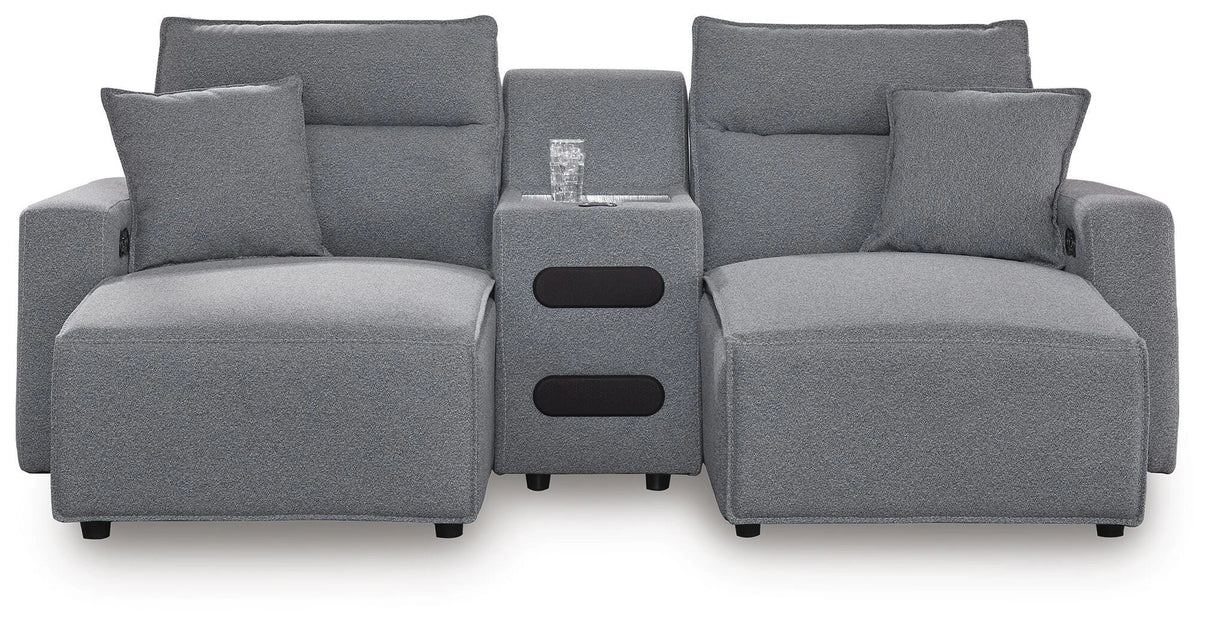 Modmax II Power Reclining Sectional with Chaise and Audio Console
