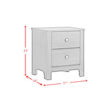 Sami Youth 2-Drawer Nightstand