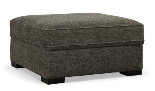 49535 Sq. Storage Ottoman - Zaftig Parchment