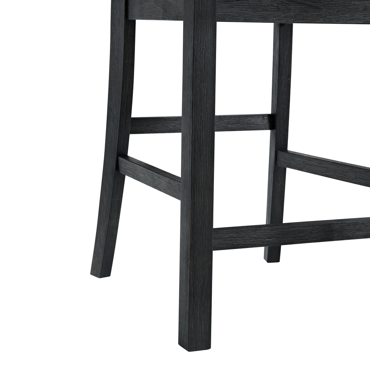 Garcia 5PC Counter Set with Table and 4 Chairs in Black