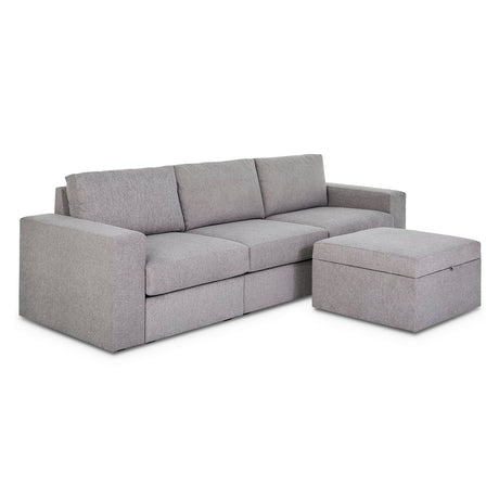 Flex Sofa with Wide Arm and Storage Ottoman - 5000003462