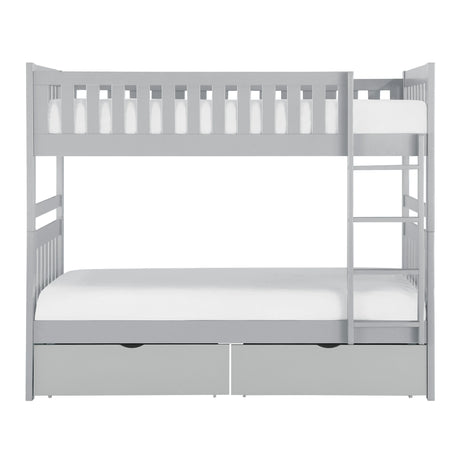 Orion-(4) Twin/Twin Bunk Bed with Storage Boxes image