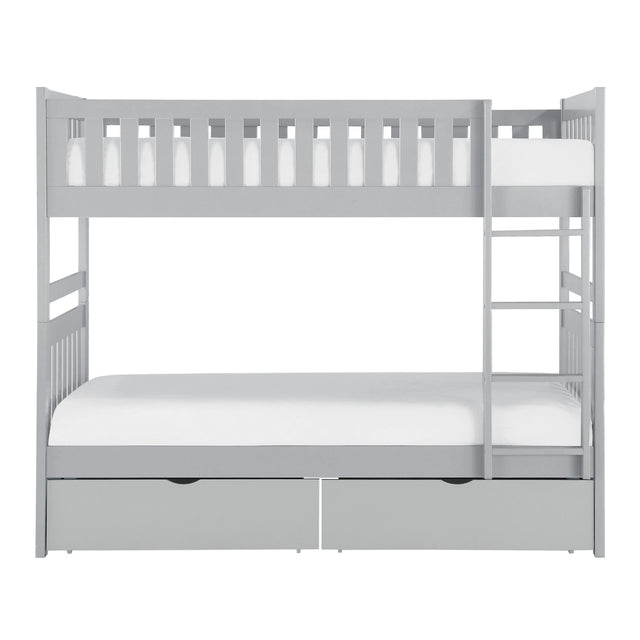 Orion-(4) Twin/Twin Bunk Bed with Storage Boxes image