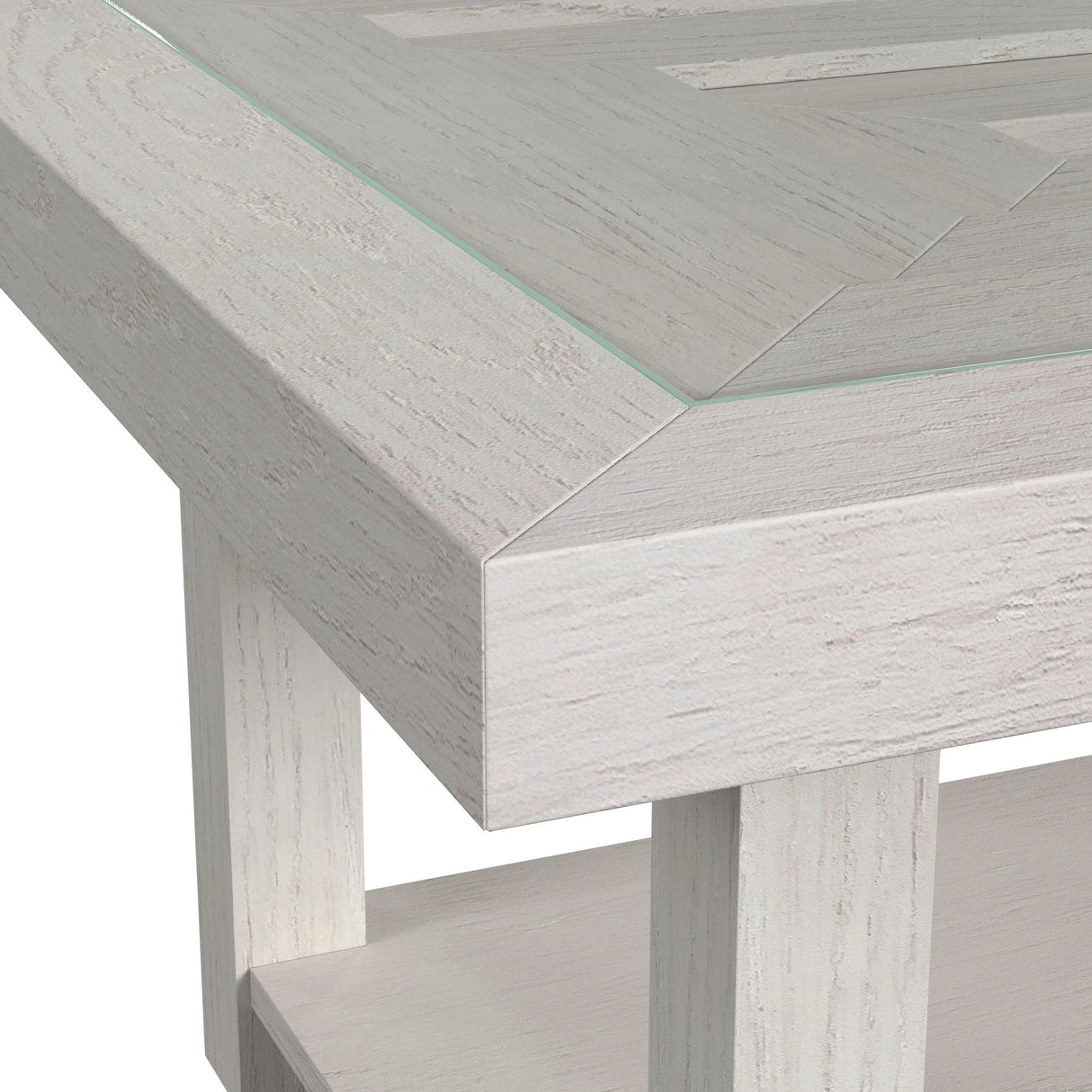 Avalanche Occasional Table Set in Antique White