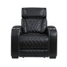 Fairway-Power Reclining Chair with Power Headrest, Cup holders and Storage Arms(Top and Side), Charging Ports and LED lighting image