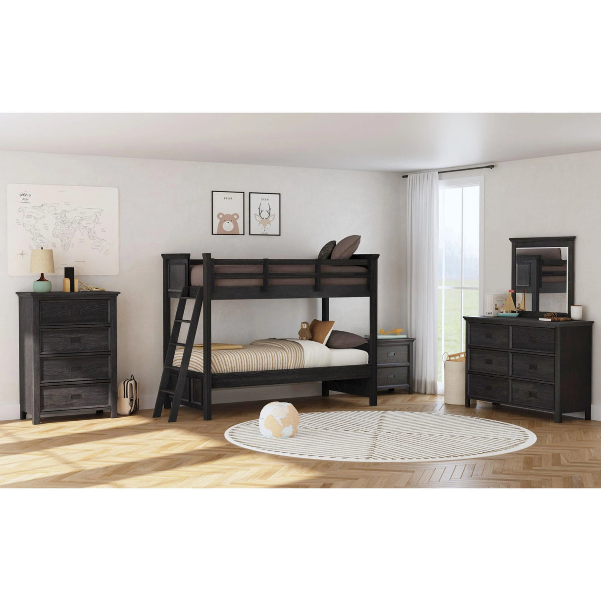 Hampton Kids Over Bunk with Ladder