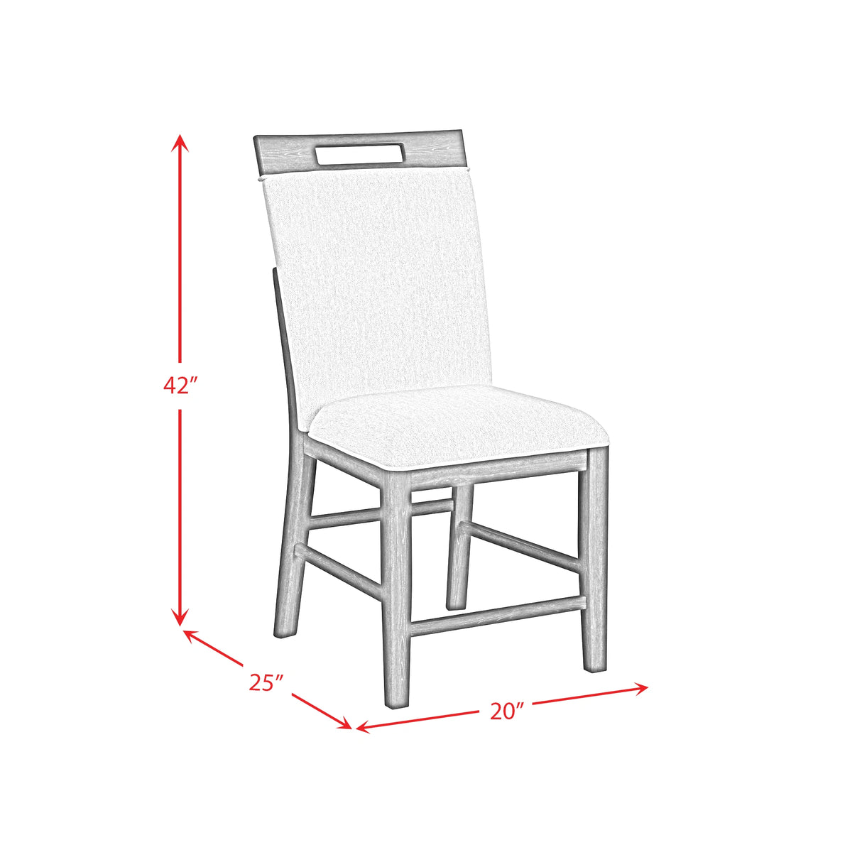 Transcend Dining Set in Charcoal