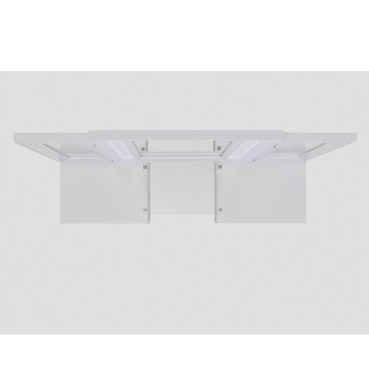 Twenty Nine Dressing Set w/LED & USB Plug in White with Stool