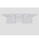 Twenty Nine Dressing Set w/LED & USB Plug in White with Stool