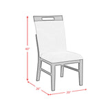 Transcend Dining Set in Charcoal