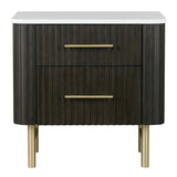 Nightstand w/Marble Top