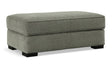 51547 Rectangular Storage Ottoman - Polar Dark Grey