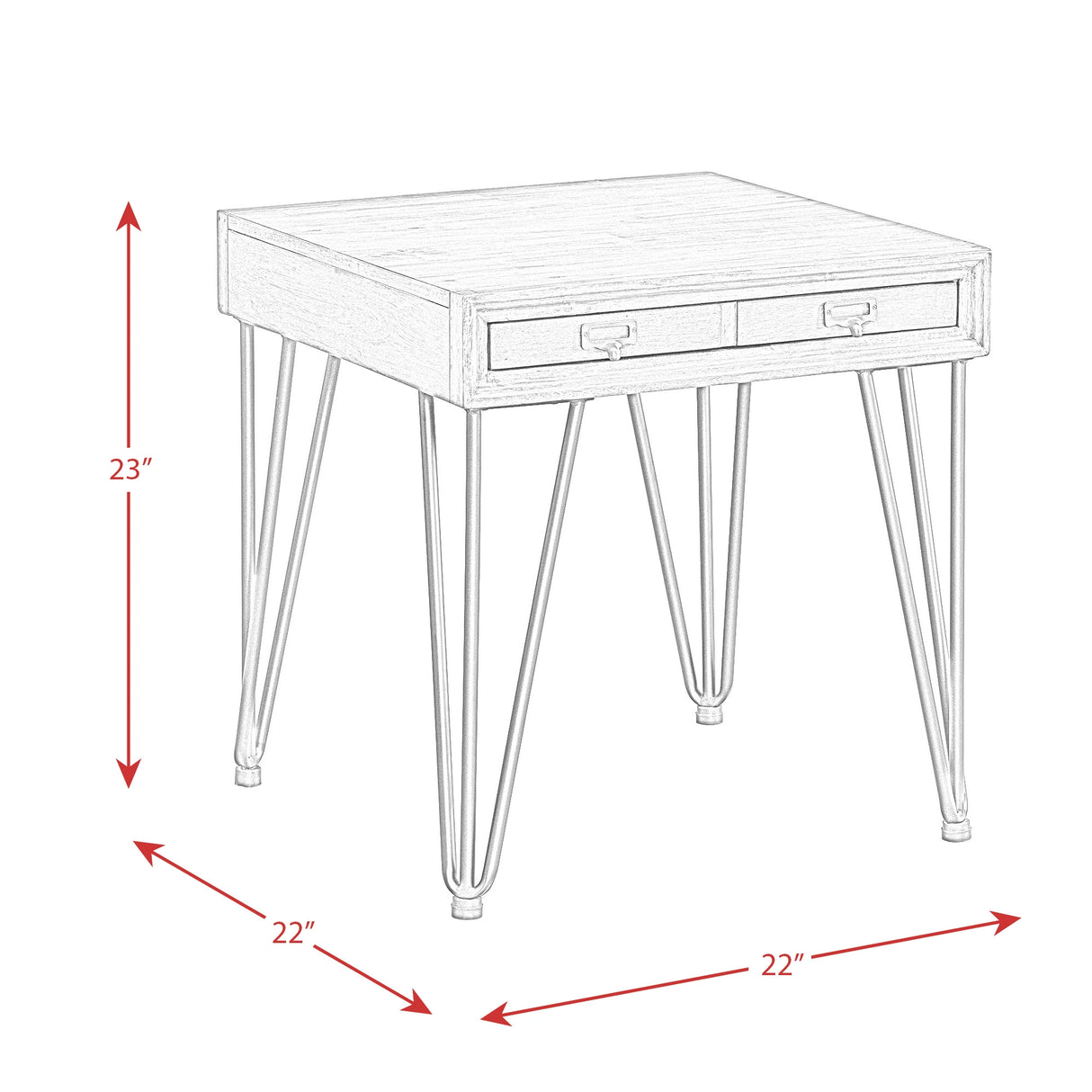 Boone 2PC Occasional Table Set-Coffee Table and End table