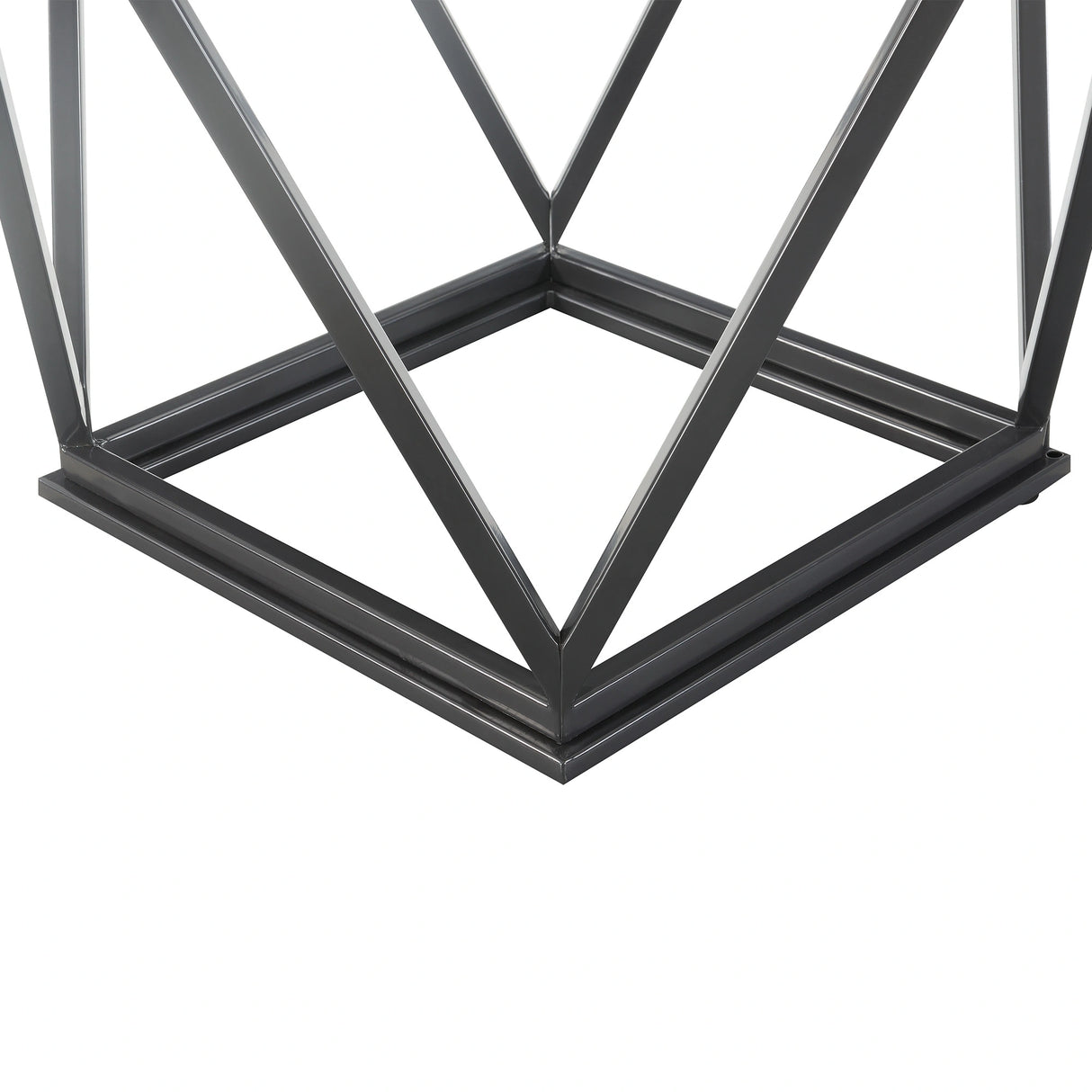 Riko End Table W/ Metal Leg