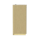 Cambrie Buffet with LED and Power in Off-White and Natural