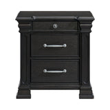 Kings Court 3-Drawer Nightstand (Sliding Top)