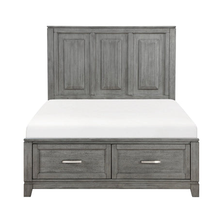 Garretson Full Platform Bed with Footboard Storage image