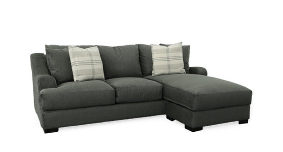 53697 Sofa Chaise w/Storage - Deschutes Coffee