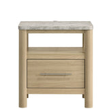 Jonas Nightstand with USB in Natural