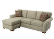 55197 Sofa Chaise w/Storage - Campus Latte