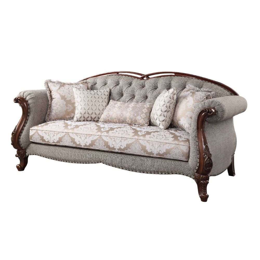 Sofa w/5 Pillows