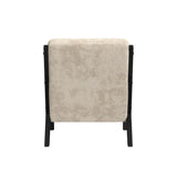 Marina Chair with Kidney Pillow and Brushed Espresso Finish