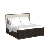 Sylvie UPH Bedroom Set with 2 Nightstands