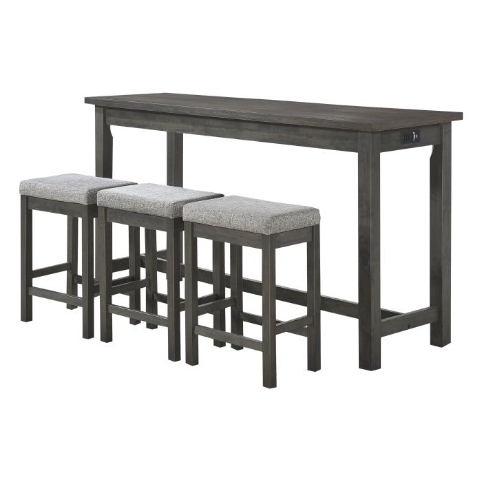 5713GY - 4-Piece Pack Counter Height Set