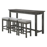 5713GY - 4-Piece Pack Counter Height Set