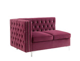 Modular - Armless Loveseat w/2 Pillows