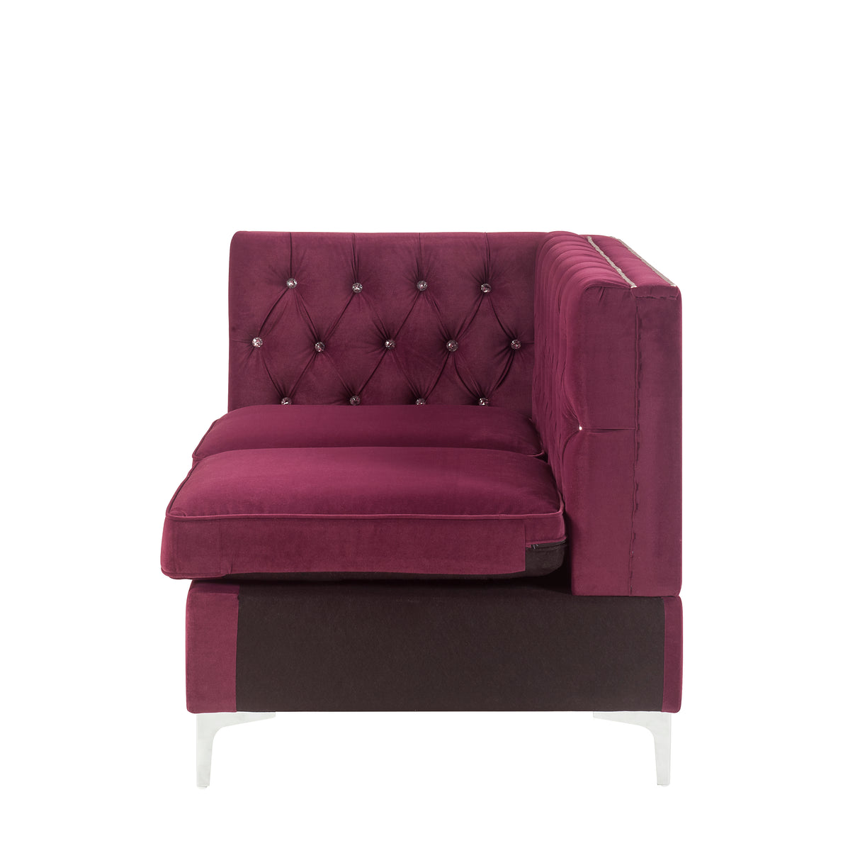 Modular - Armless Loveseat w/2 Pillows