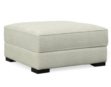 57535 Sq. Storage Ottoman - Polar Fossil
