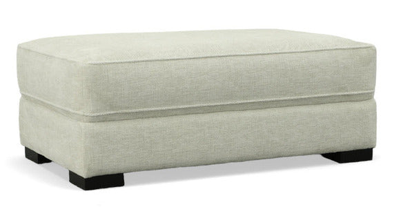 57543 Rectangle Cocktail Ottoman - Polar Fossil