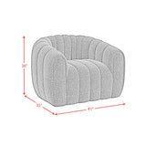 Flamingo Swivel Chair in Ching Hunter Green
