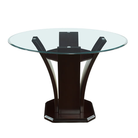 Daisy-(3)Round Counter Height Table, Glass Top image