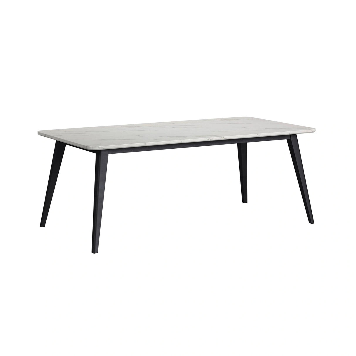 Marlene Standard Height Dining Set in Black-Table and Four Chairs