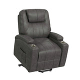 Kenmore P1 Lift Chair with Heat Massage in Simba DK Grey
