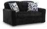Midnight-Madness Loveseat - Onyx